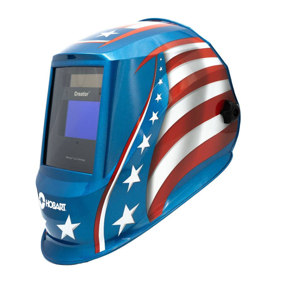 Hobart Creator Series AutoDarkening Welding Helmet American Flag