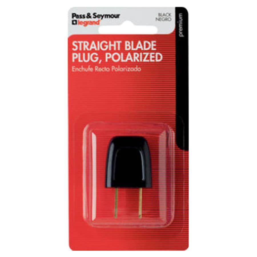 Legrand Pass & Seymour 6 Amp 125V Polarized Straight Blade Plug