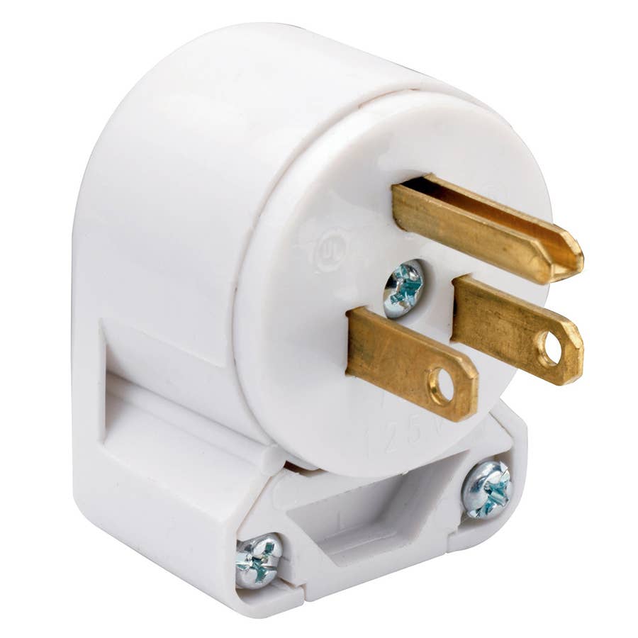Legrand Pass & Seymour Heavy Duty Angle Plug White