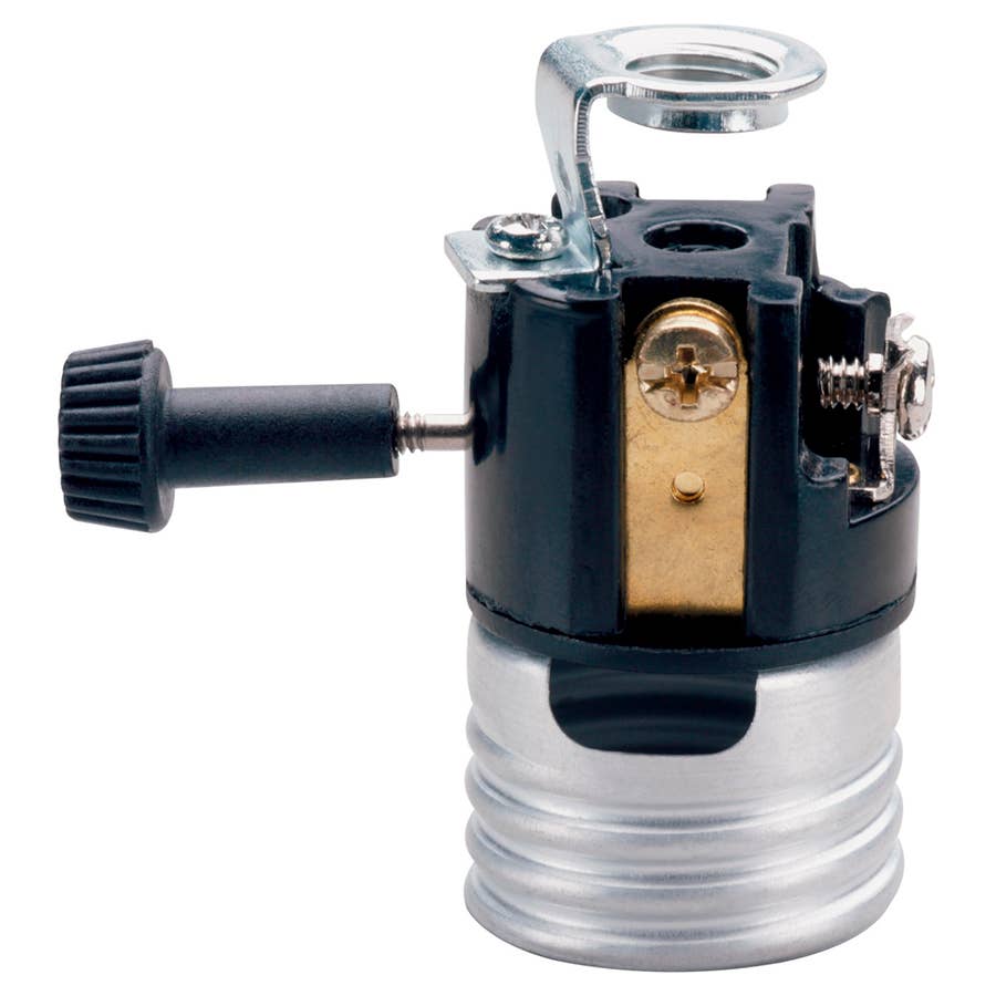 Legrand Pass & Seymour 3-Way Switch Metal Shell Lampholder