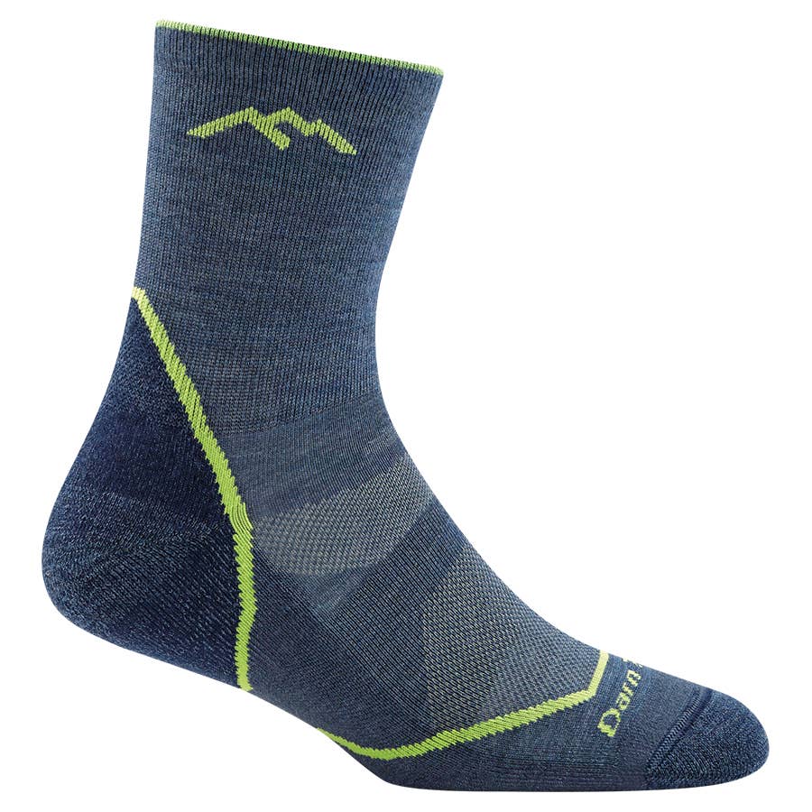 Darn Tough Boy's Light Hiker Micro Crew Socks Denim