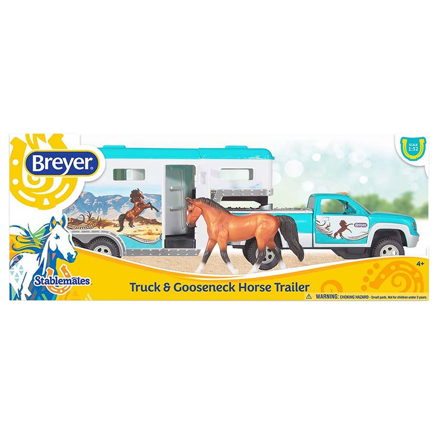 Breyer Stablemates Truck & Gooseneck Trailer Horse Toy