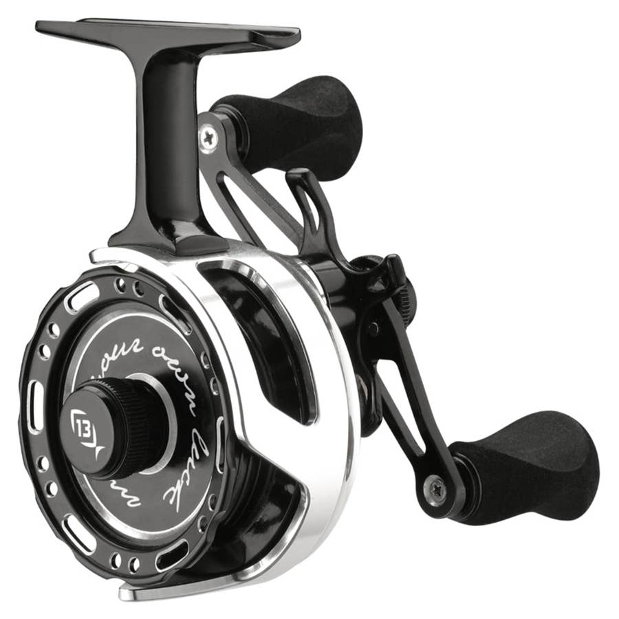 13 Fishing Black Betty 6061 Inline Ice Reel