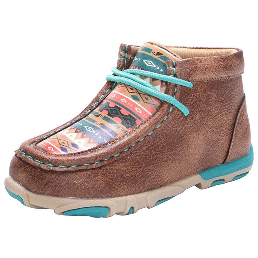 Twister Girl's Infant/Toddler Landry Western Print Chukka Shoes
