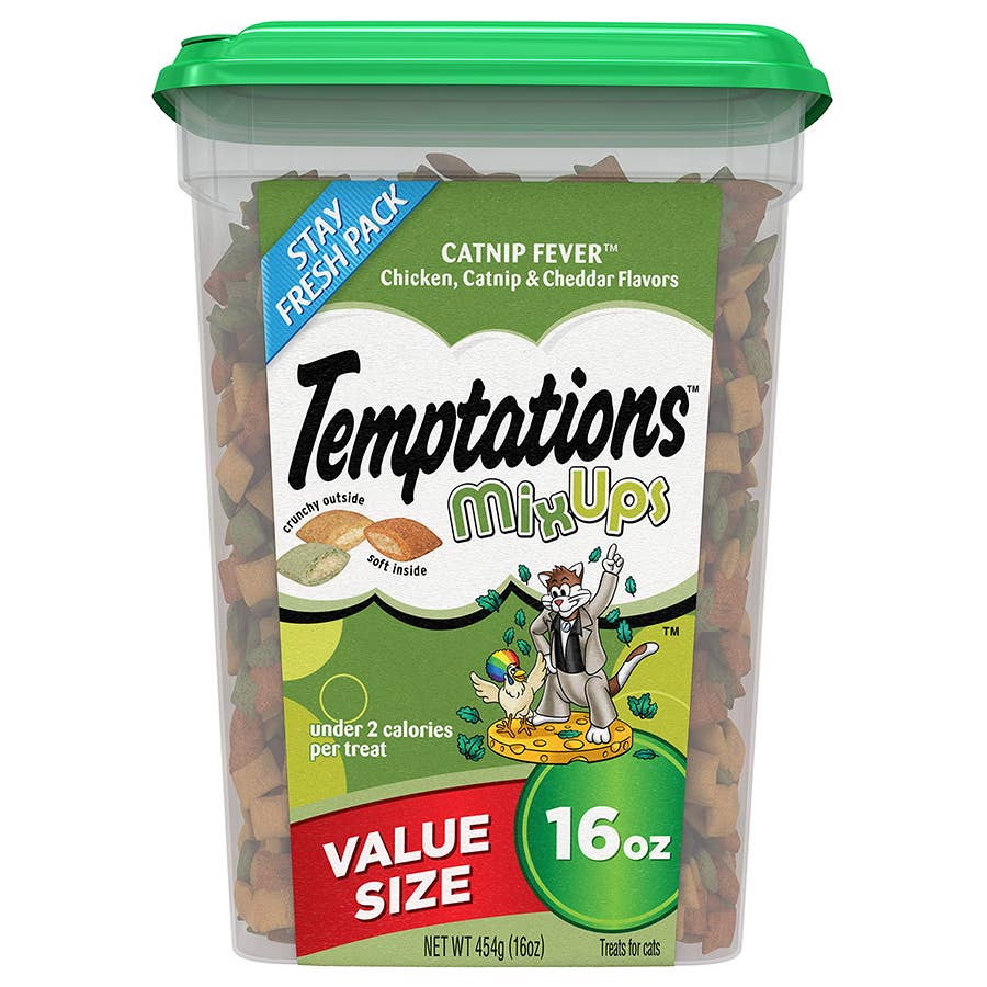 Temptations Mixups Catnip Fever Cat Treats 16 oz