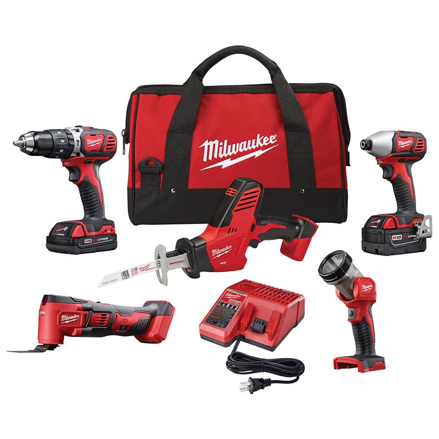 Milwaukee M18 5pc Tool Kit