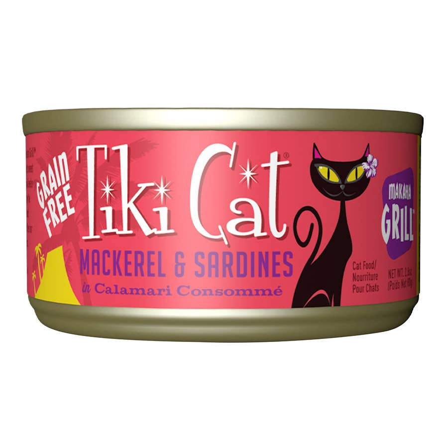 Tiki Cat Makaha Grill Mackerel & Sardines in Calamari Consomme Cat Food