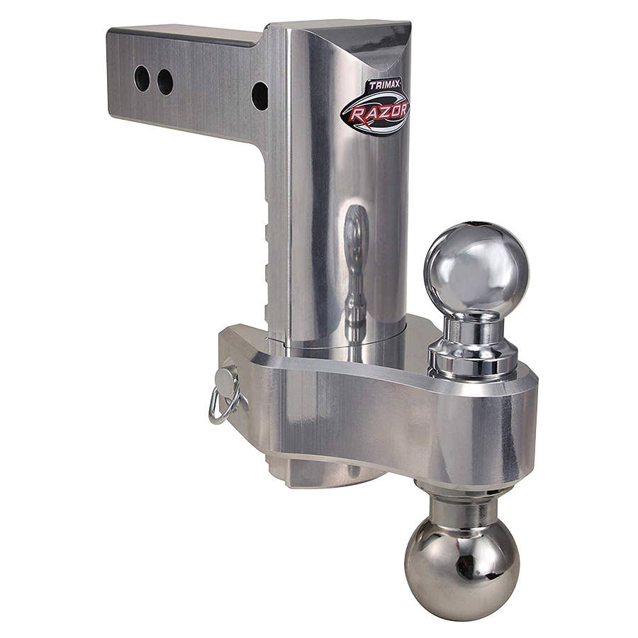 Trimax 8"" Aluminum Adjustable Drop Hitch 21/2""