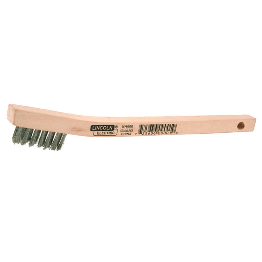 Lincoln Electric 3 x 7 Row Stainless Steel Wire Brush