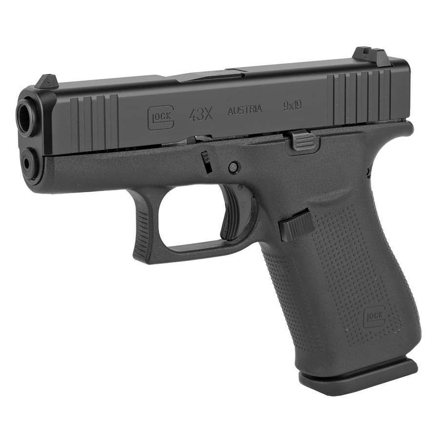 Glock G43X FXD Subcompact Slimline Pistol - Black