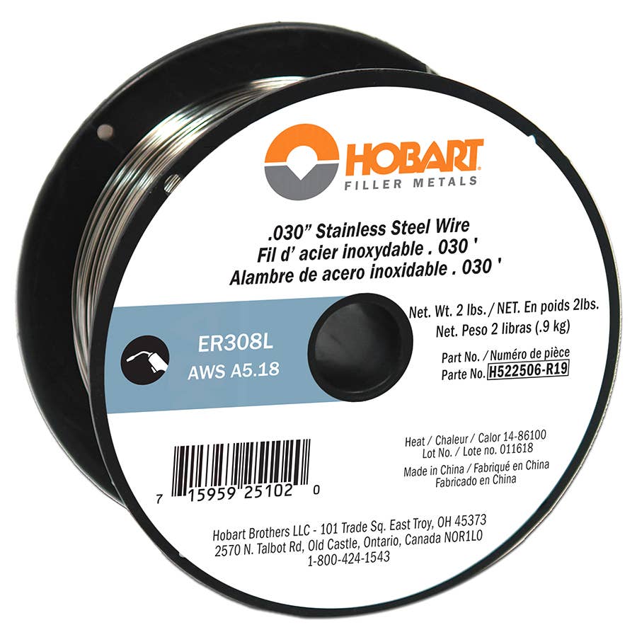 Hobart ER308L Stainless Wire Spool .030""