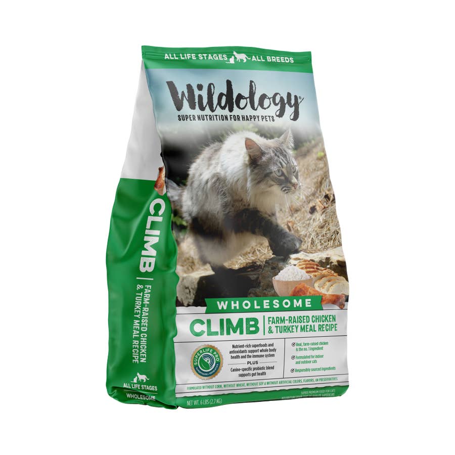Wildology Climb Chicken & Turkey Cat 6 lb
