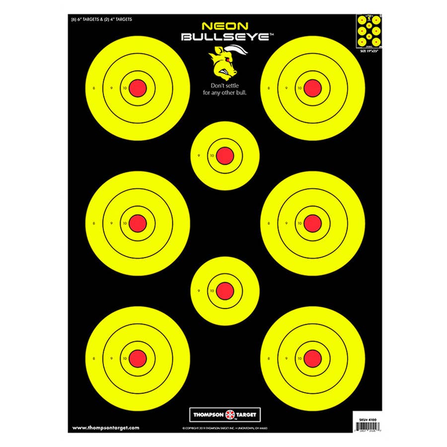 AA Shield 7''Bullseye Splatter Sefl Adhesive Shooting Target Paper 100PC/Roll AA Shield 7''Bullseye Splatter Sefl Adhesive Shooting Target Paper 100PC/Roll