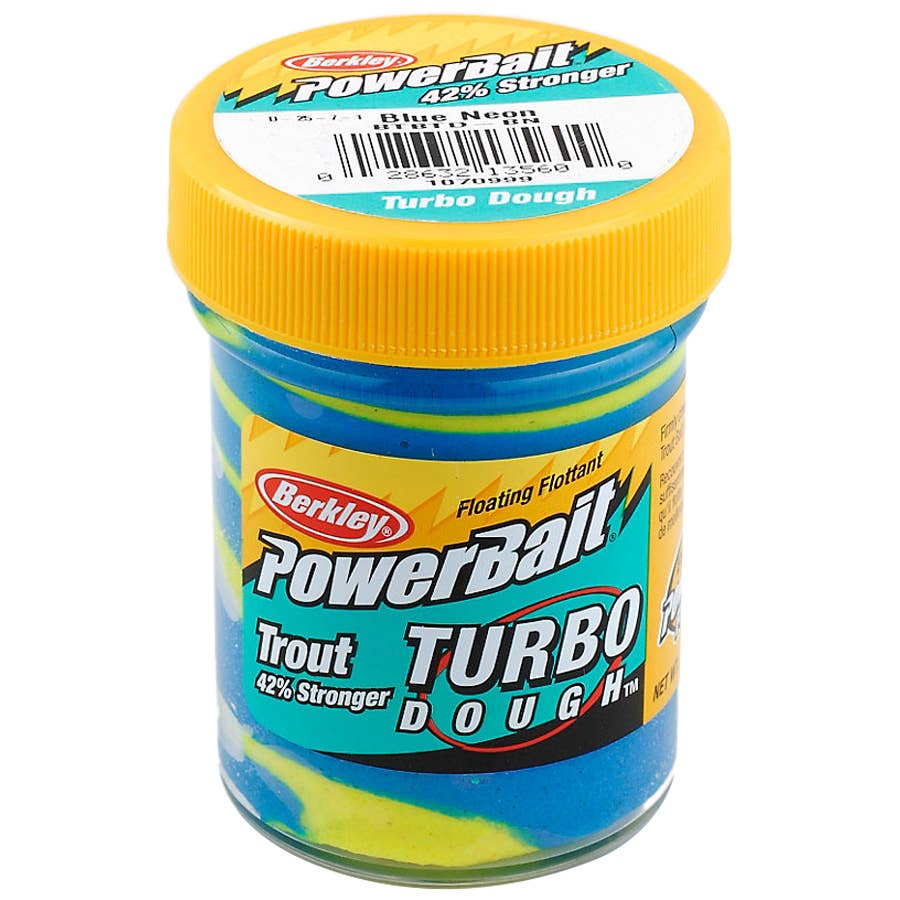 PowerBait Turbo Dough Trout Bait | Berkley Fishing , Blue Neon