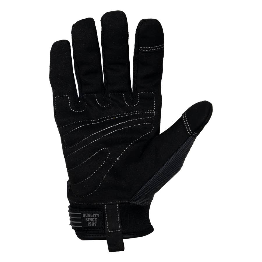 FX3 Men's All-Purpose Adjustable Work Gloves - Black/Gray