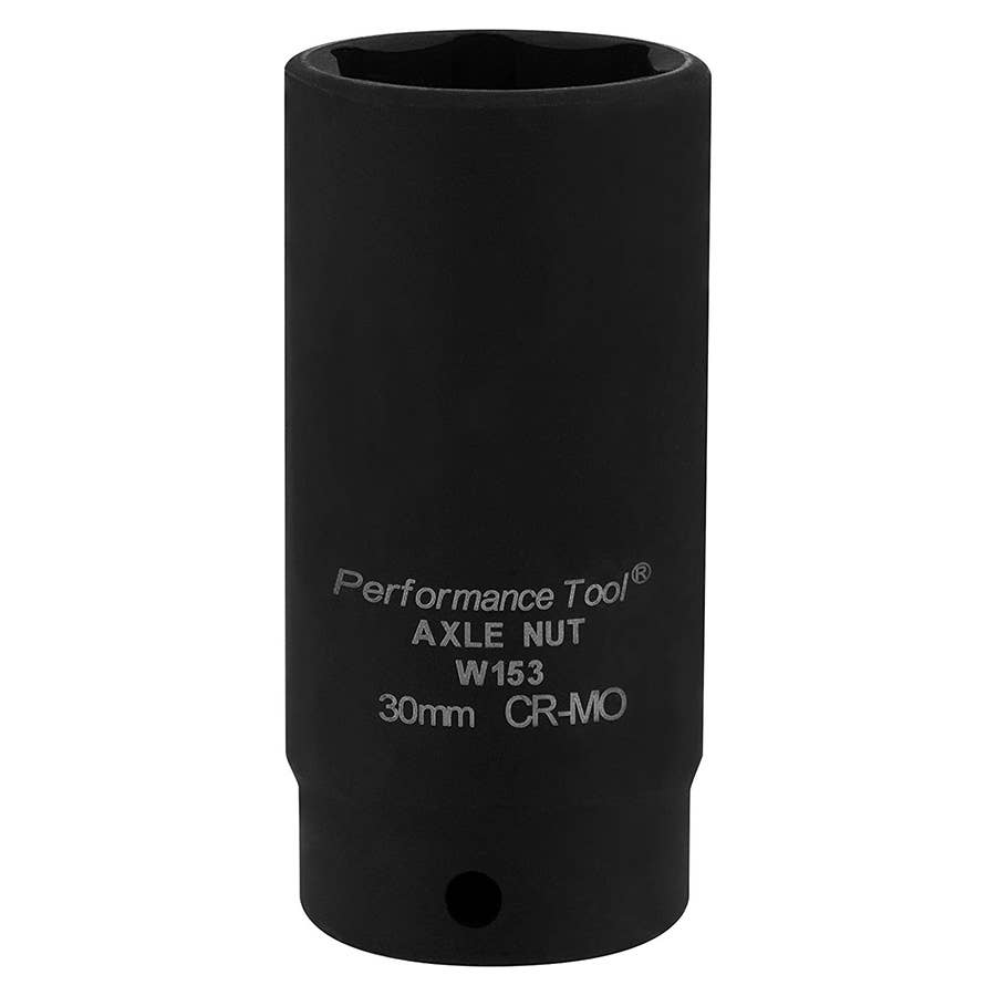 Performance Tool Front Wheel Drive Axle Nut Socket 30mm