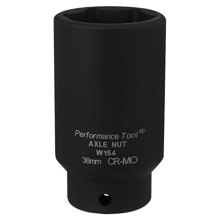 1/2 In Size 6 Pieces Socket Wrenches ABN 35mm Axle Nut Socket - 1/2" Drive 6-Point Impact Grade 36mm Impact Socket Axle Nut Socket Set - Foto 13