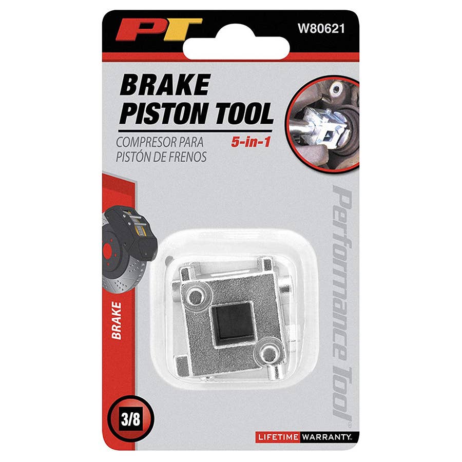 Performance Tool Drive Disc Brake Piston Tool 3/8""