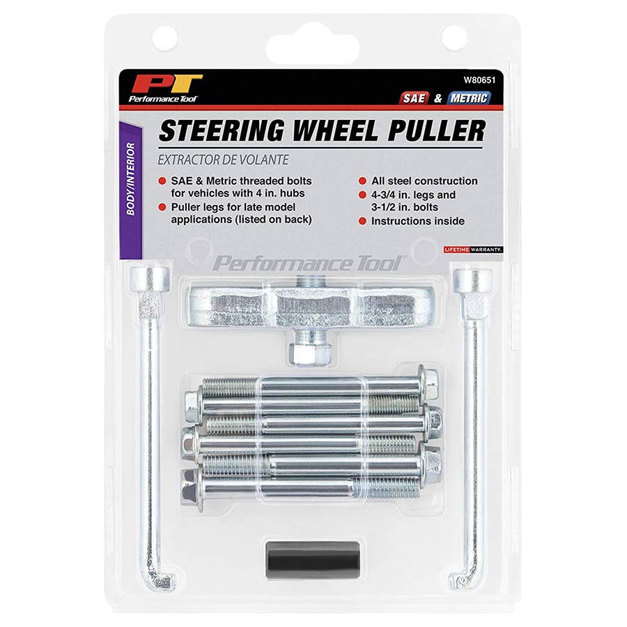 Performance Tool Steering Wheel Remover Set