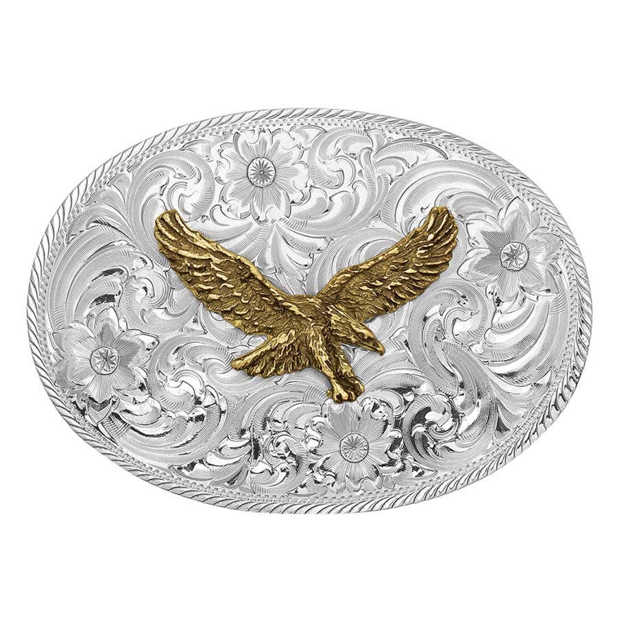 Montana Silversmiths Classic Eagle Belt Buckle