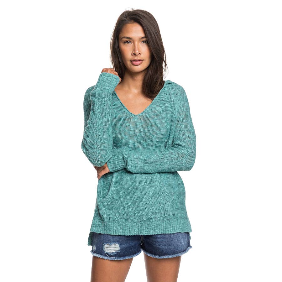 Roxy Womens Airport Vibes Hooded Sweater