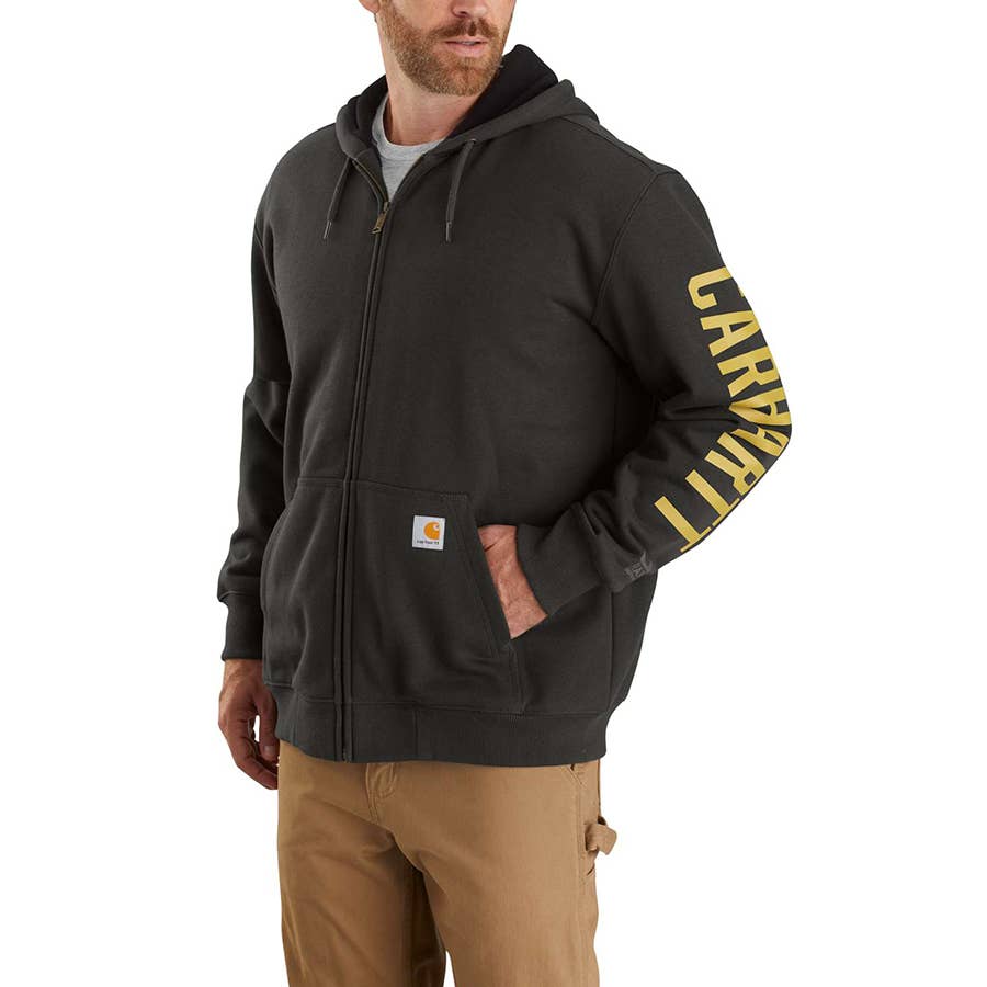 Carhartt Men's Rain defender Midweight Thermal Lined Full-Zip