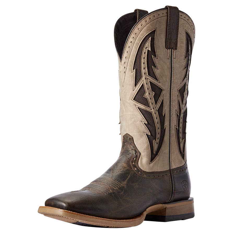 Ariat Men's Cowhand VentTEK Western Boots Stout Brown