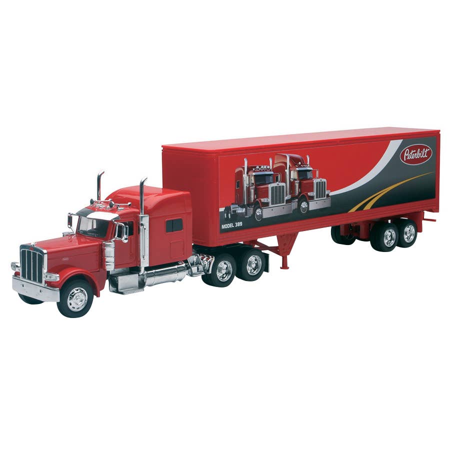 NewRay Scale Peterbilt 389 Dry Van Trailer