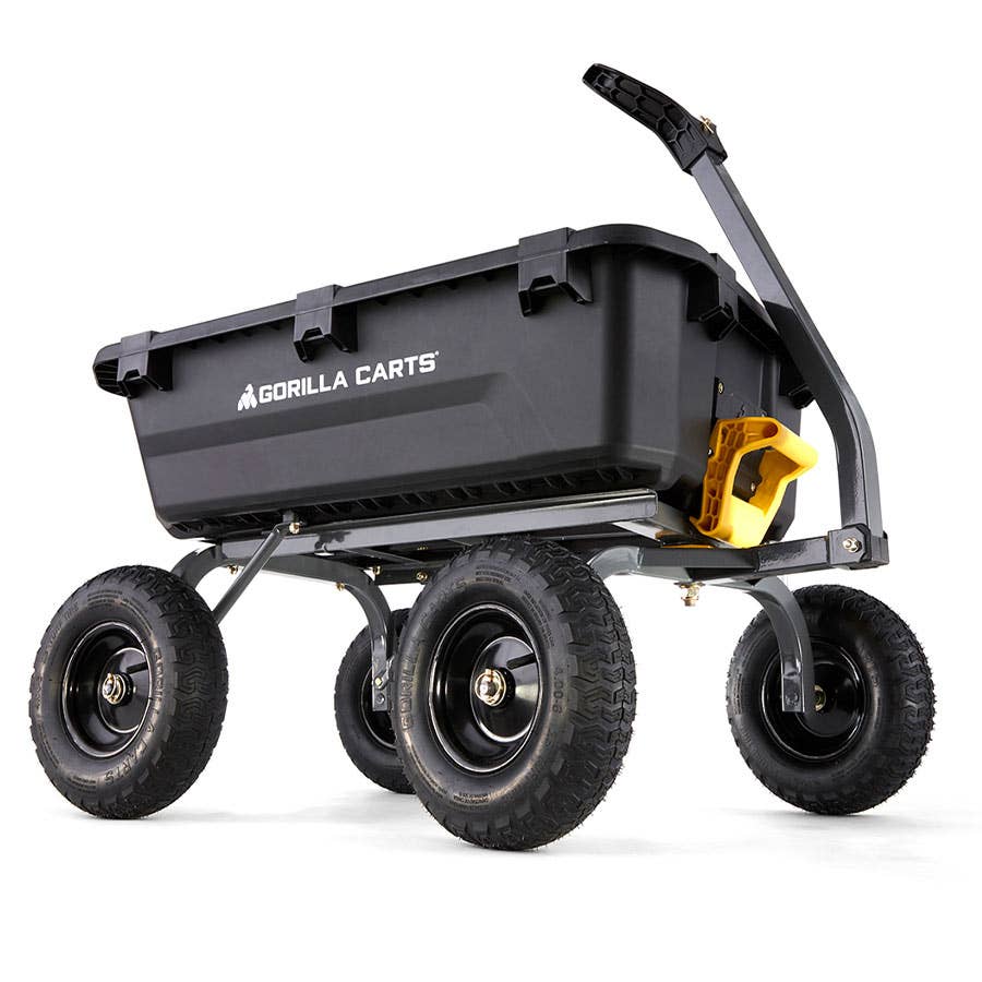 Gorilla Carts Heavy Duty Poly Dump Cart 7 cu.ft.