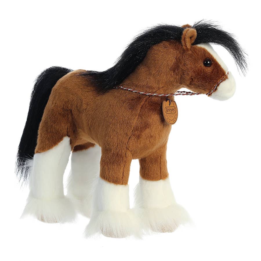 Aurora Breyer 13" Clydesdale Plush Horse
