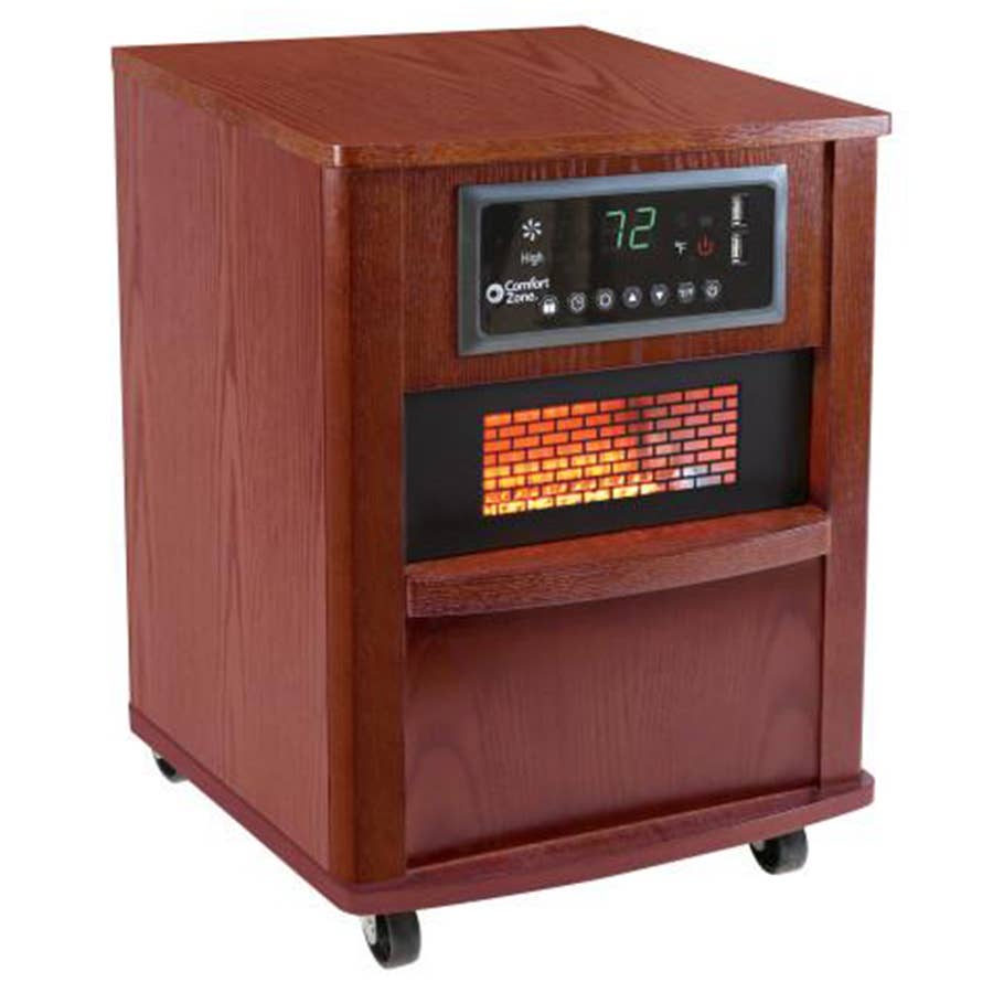 Comfort Zone 1500w Premium Infrared Quartz Heater