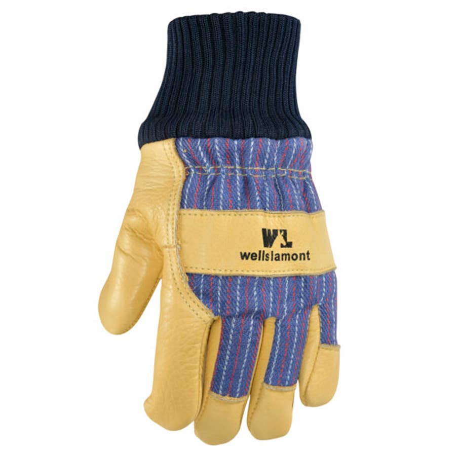 mott  Wells Lamont Kid's Insulated Cowhide Leather Palm Gloves