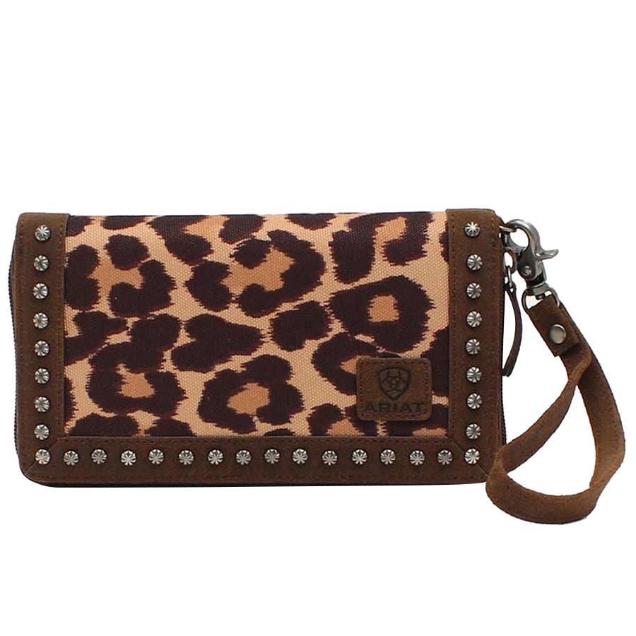 leopard print wallet