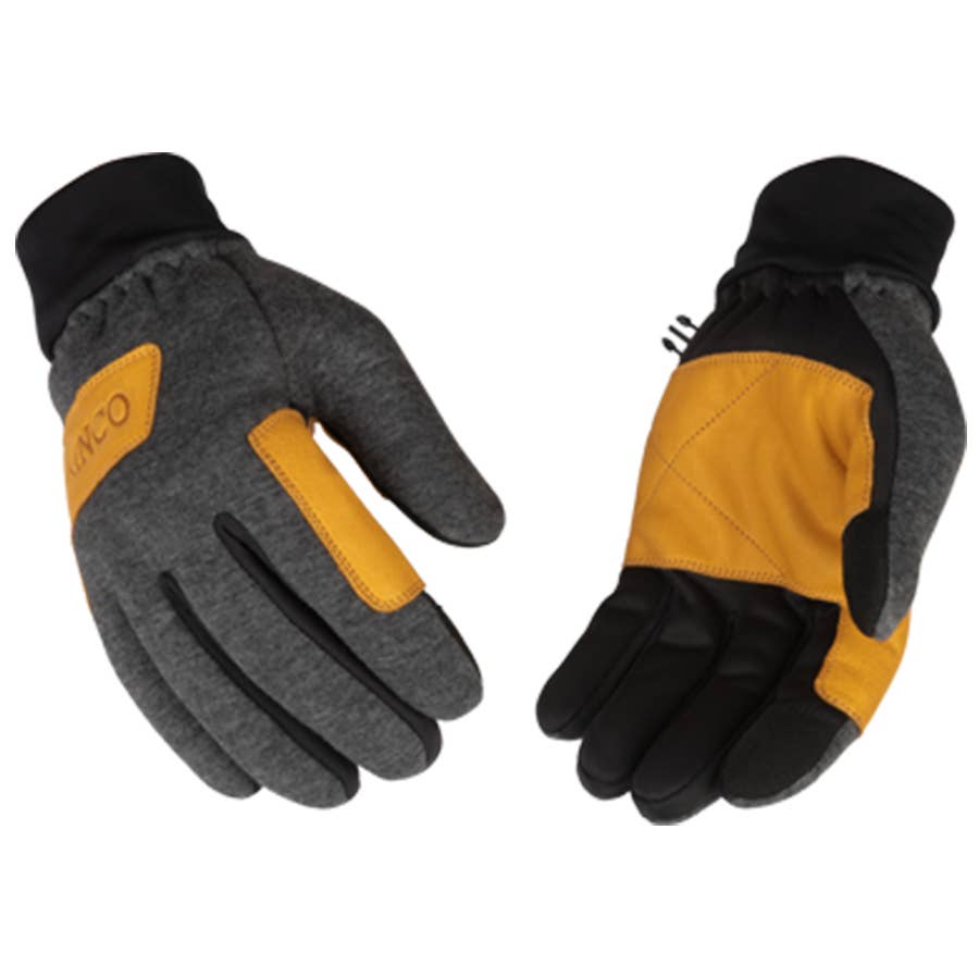 Kinco Men's Lined Lightweight Fleece Hybrid with DoublePalm Gloves