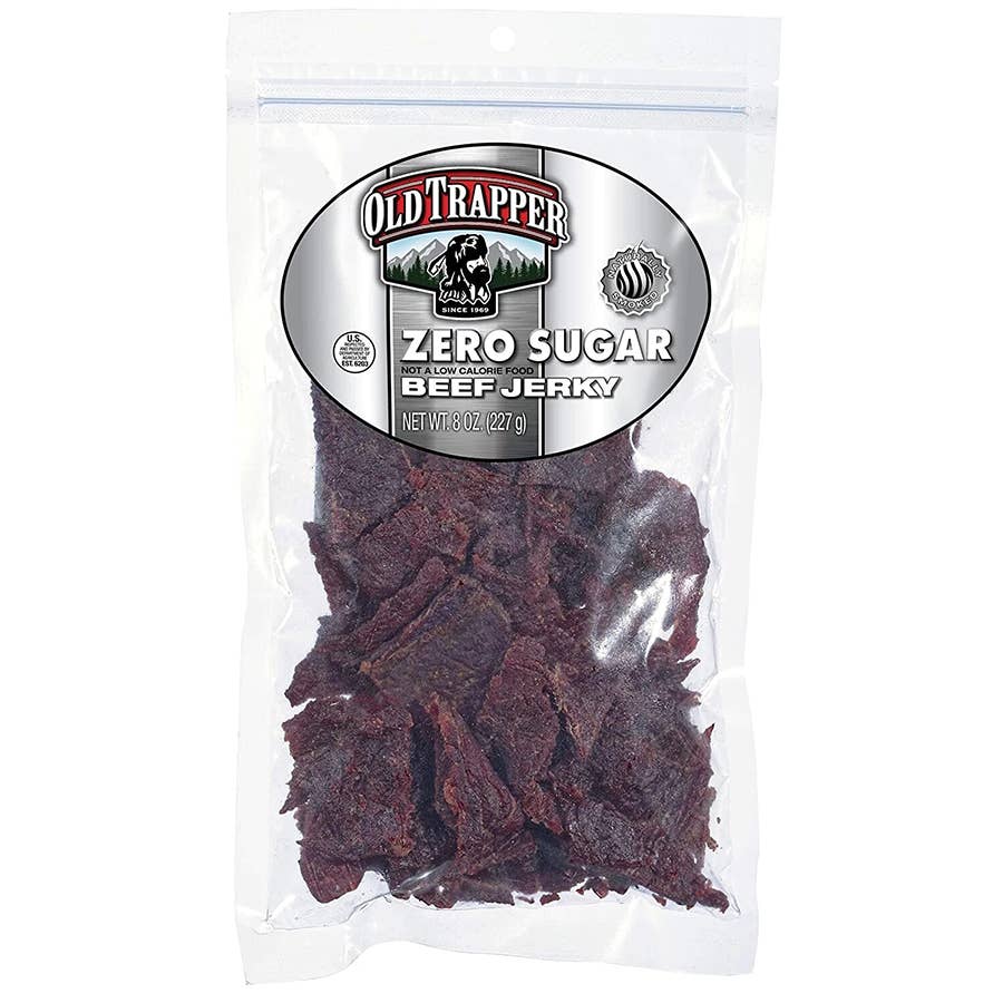 Old Trapper Zero Sugar Beef Jerky 8 oz
