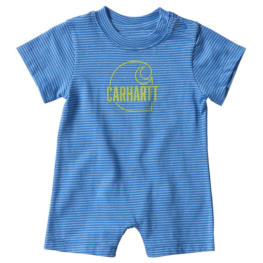 Carhartt Boy's Infant/Toddler Logo Stripe Romper