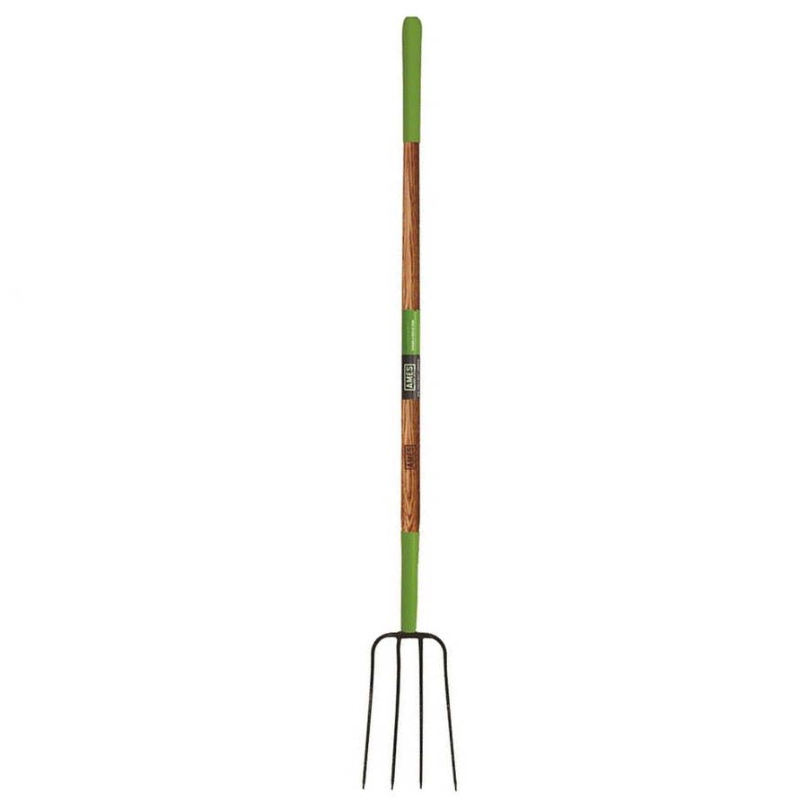 Ames Manure Fork with Wood Handle