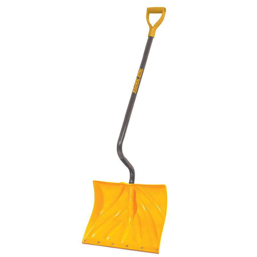 True Temper Poly Combo Snow Shovel with Ergonomic Handle 18""