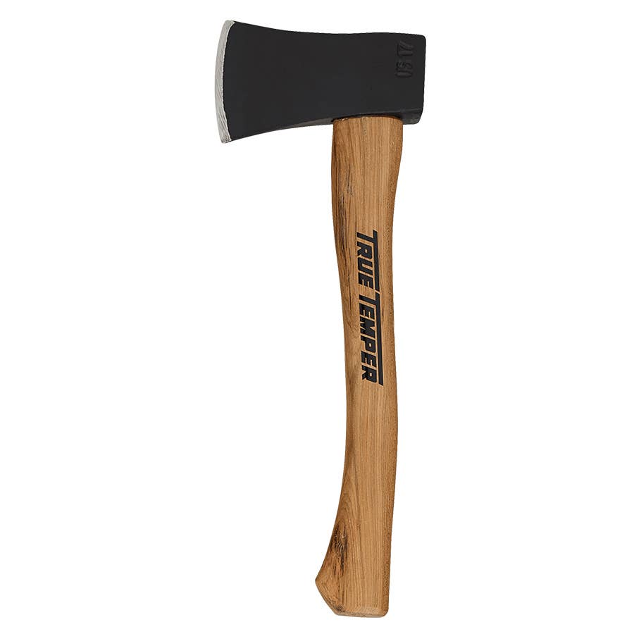 True Temper Toughstrike American Hickory Camp Axe with Wood Handle 1.