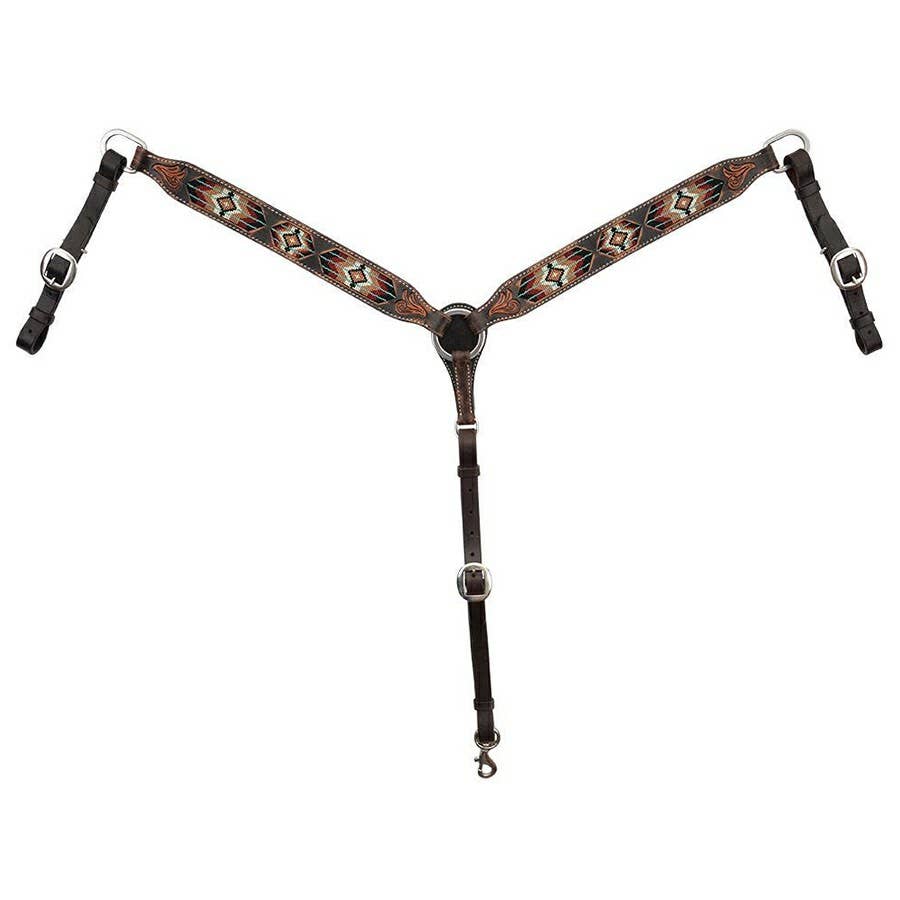 Reinsman Southwestern Beaded Breast Collar