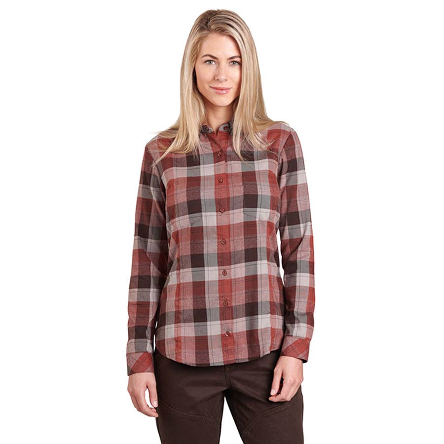 Kuhl Women's Long Sleeve Hanna Flannel Shirt