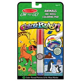 Melissa & Doug Colorblast Animals No-Mess Coloring Pad