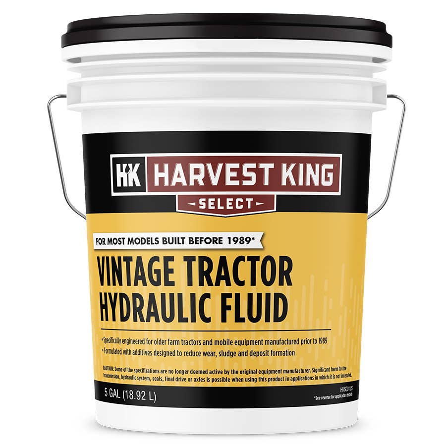Harvest King Vintage Tractor Hydarulic Fluid 5 gal