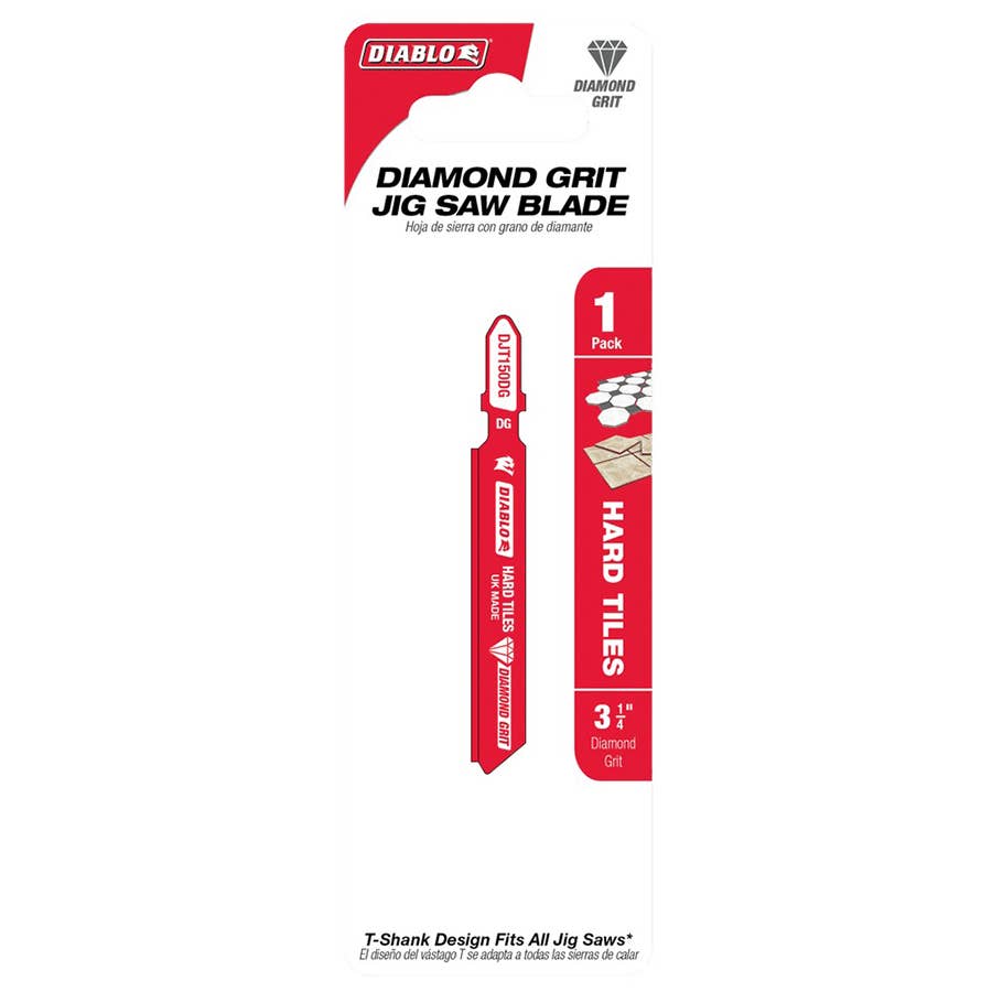 Diablo Diamond Grit TShank Jig Saw Blade for Hard Tiles