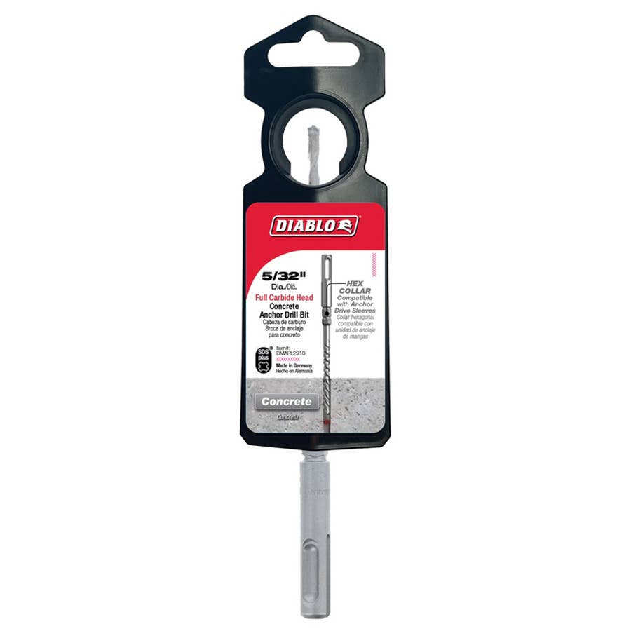 Diablo Concrete Anchor Hammer Drill Bit