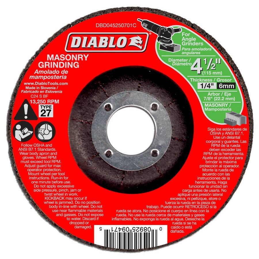 Diablo Masonry Grinding Disc