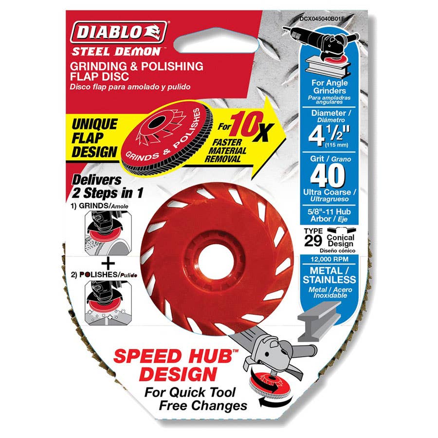 Diablo Flap Disc with Speed Hub