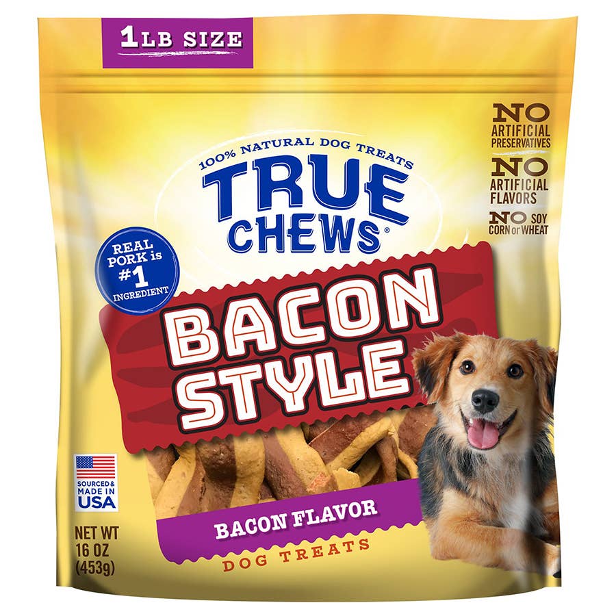 True Chews Bacon Style Bacon Flavor Dog Treats