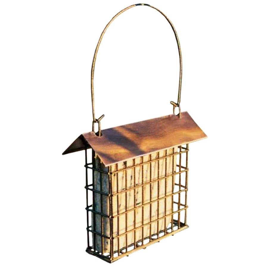 Woodlink Copper Top Single Suet Cage Feeder