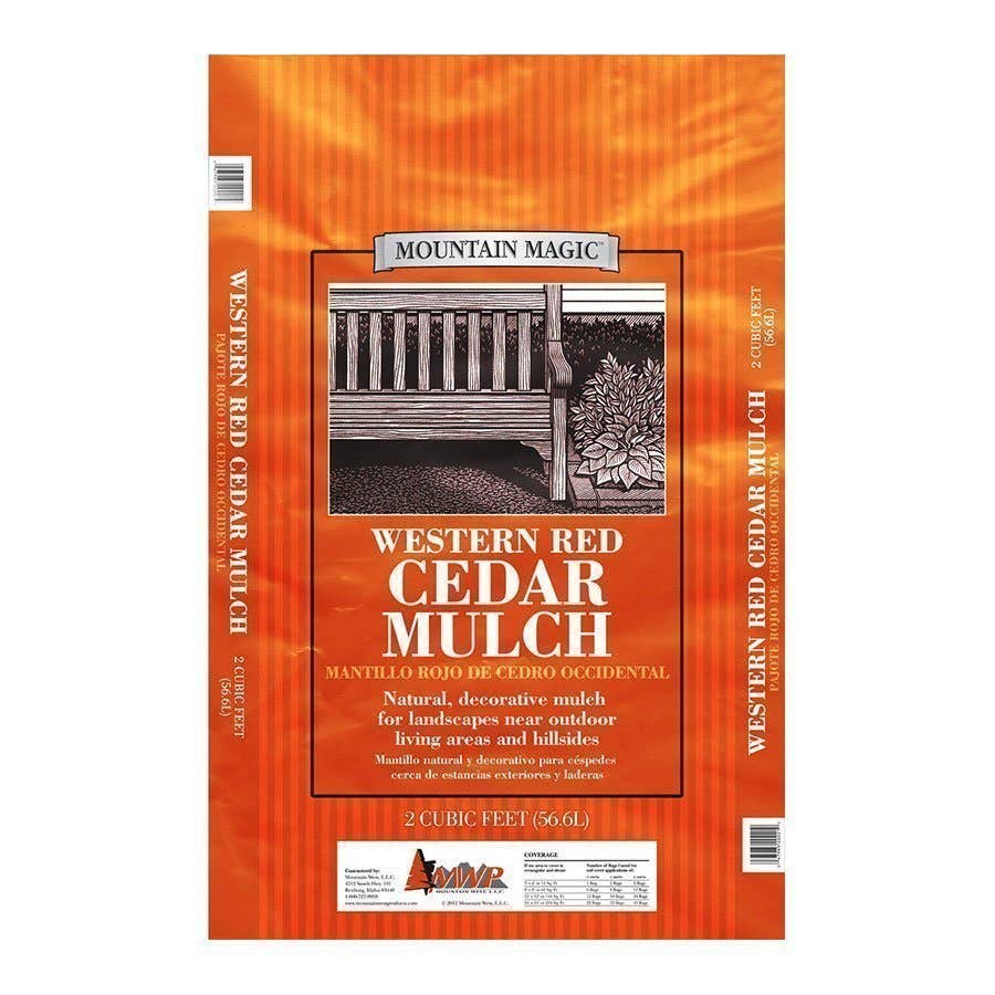Mountain West Mountain Magic Western Red Cedar Mulch 2 Cf.